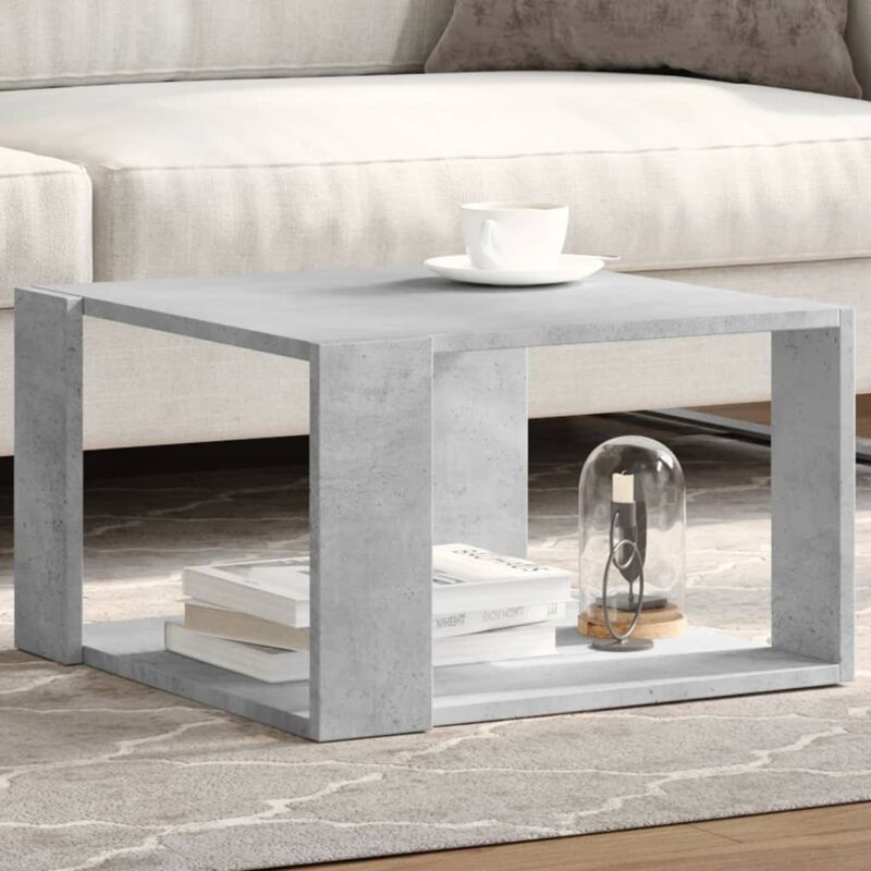 foto del prodotto tavolino salotto grigio cemento 51,5x51,5x30 legno multistrato vidaxl