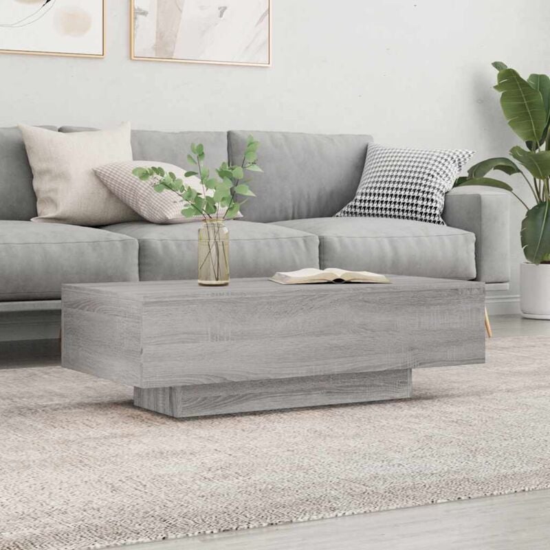 foto del prodotto tavolino salotto grigio sonoma 100x49,5x31 cm legno multistrato vidaxl