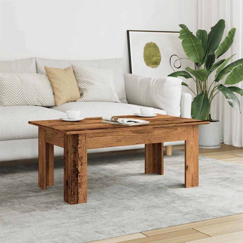 foto del prodotto tavolino salotto legno antico 100x60x42 cm in legno multistrato vidaxl