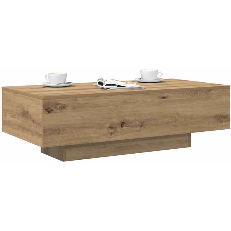 foto del prodotto tavolino salotto rovere artigianale 100x49,5x31cm multistrato vidaxl
