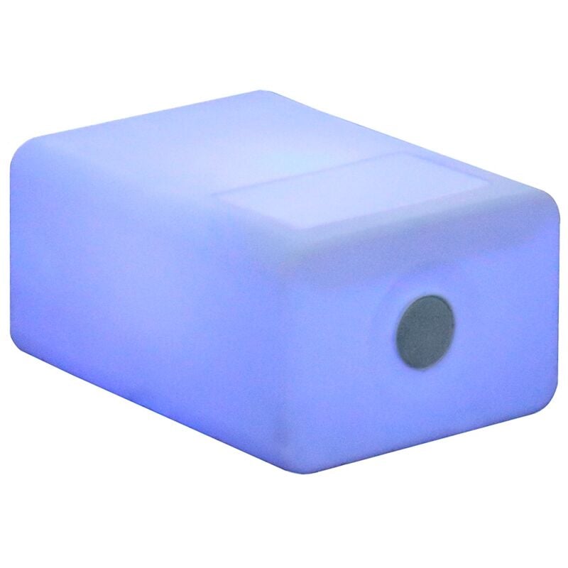 foto del prodotto tavolino tarida tab 30 play 30 cm con luce e altoparlante bluetooth con batteria ricaricabile. luce rgb