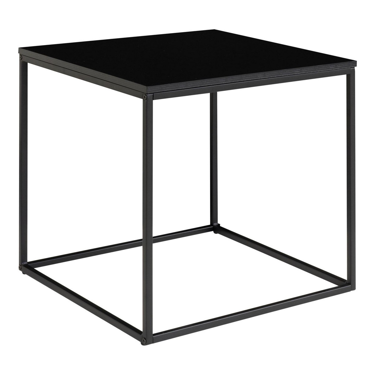 foto del prodotto tavolino vita, nero, metallo, 45x45x45 cm, epikasa