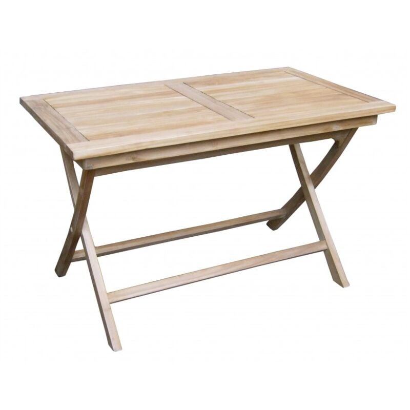 foto del prodotto tavolo 120x70 cm in legno teak orta