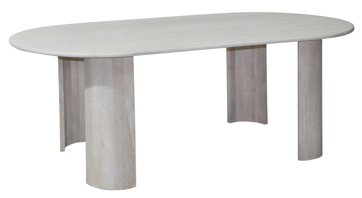 foto del prodotto tavolo 200x100x76h cm orlando ovale naturale