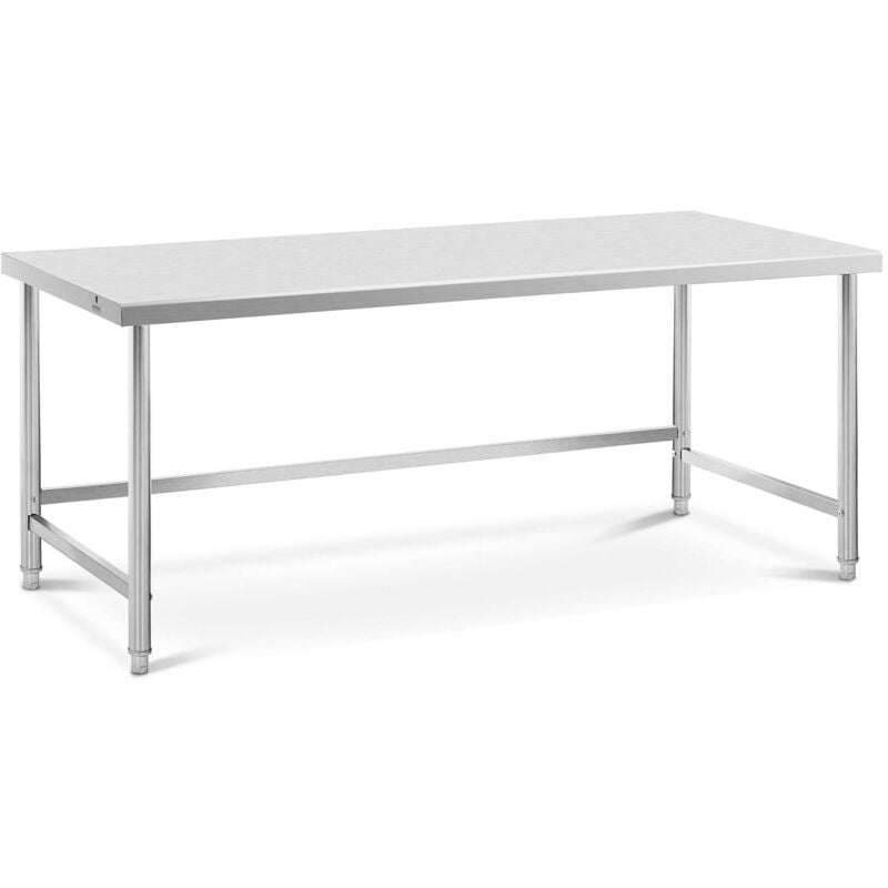 foto del prodotto tavolo acciaio inox 200 x 90 cm capacit di carico 100 kg