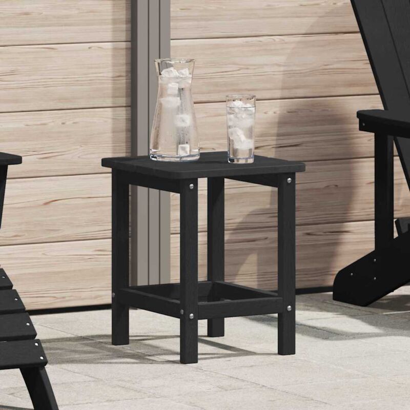 foto del prodotto tavolo adirondack nero 38 x 38 x 45 cm in hdpe. vidaxl