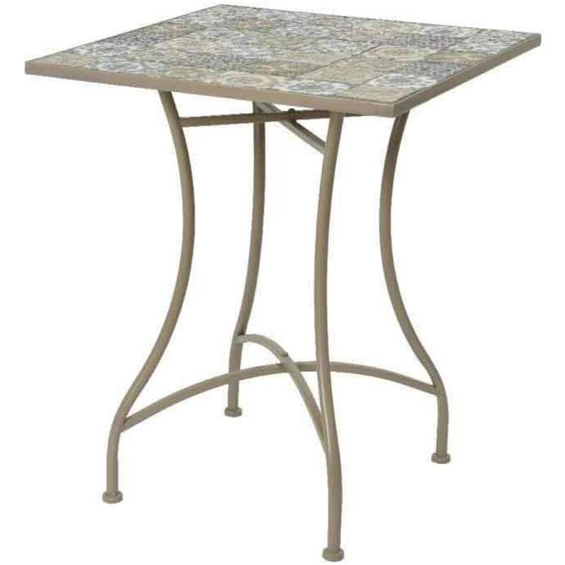 foto del prodotto tavolo aggiuntivo bistro marrone 58 x 58 x 72 cm 