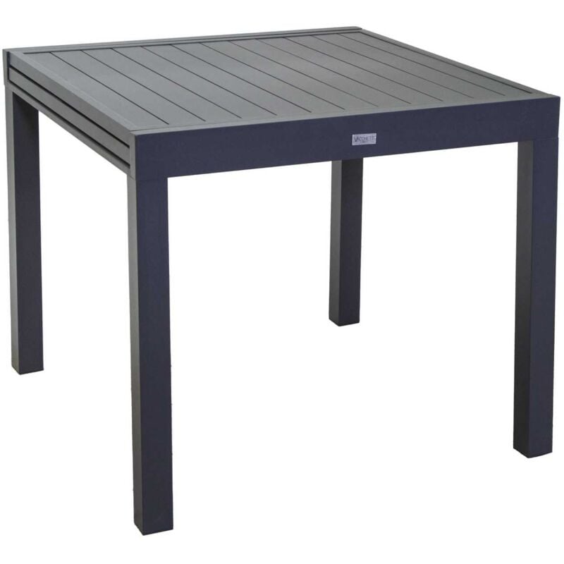 foto del prodotto tavolo alluminio sullivan allungabile antracite cm 90 180x90h73