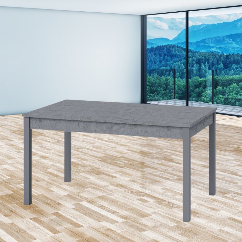 foto del prodotto tavolo allungabile 110x70 in cemento