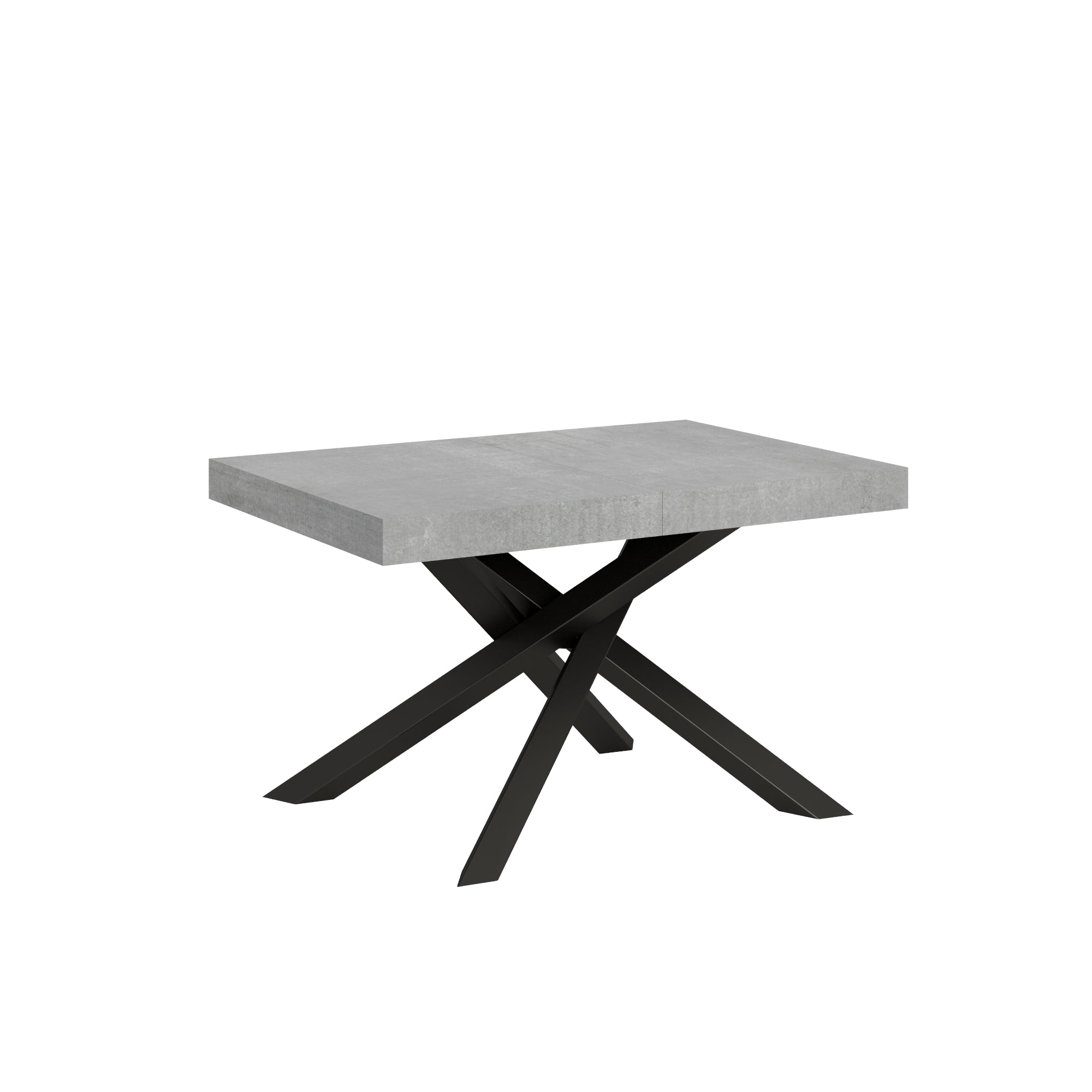 foto del prodotto tavolo allungabile 120 224x90x77 cm volantis cemento