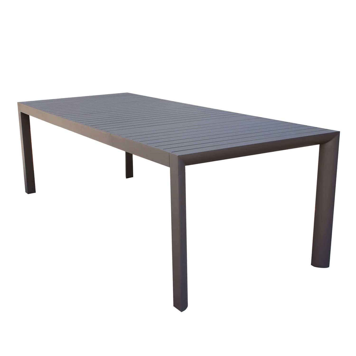 foto del prodotto tavolo allungabile 135 180x80x75h cm in alluminio colore taupe mod. houston