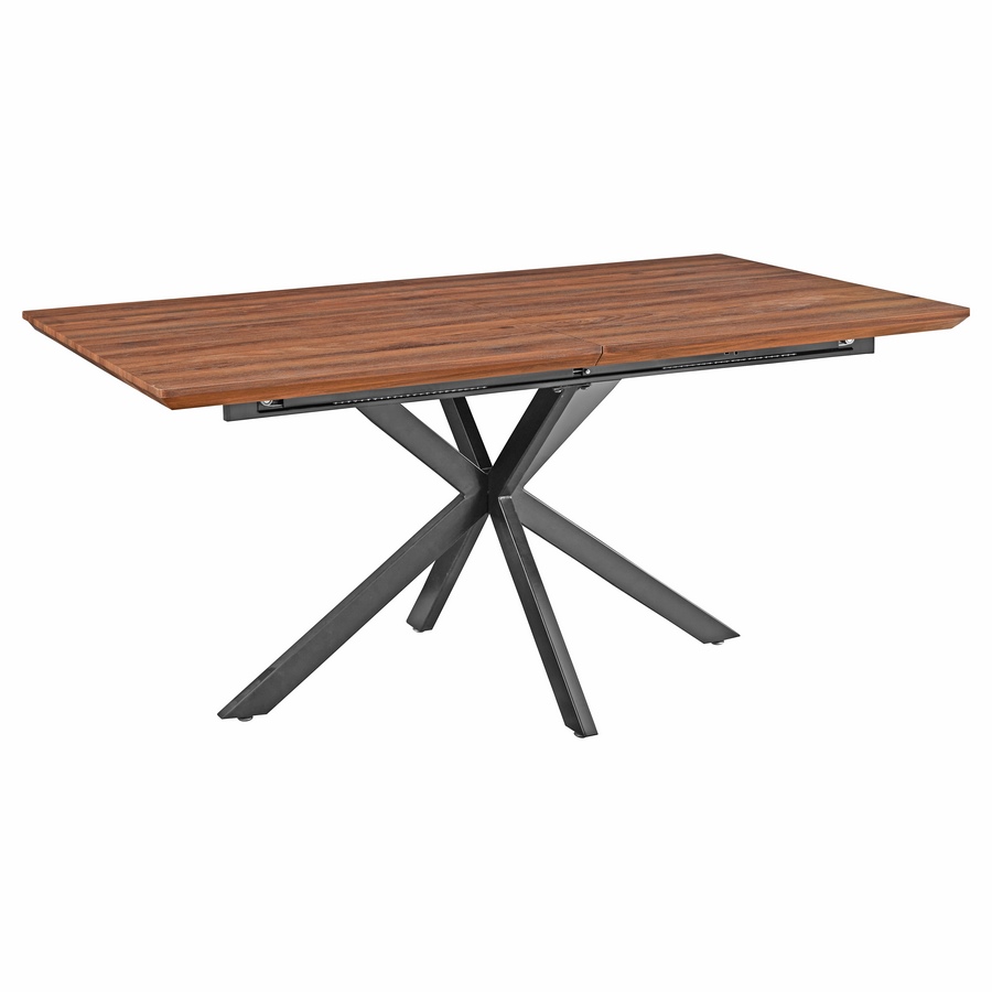 foto del prodotto tavolo allungabile 160 200x90x76 cm in legno effetto noce