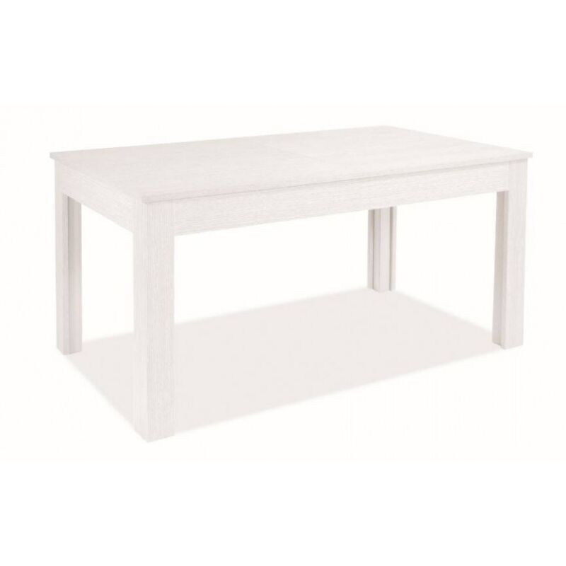 foto del prodotto tavolo allungabile 160 x 90 cm bianco frassinato corniolo