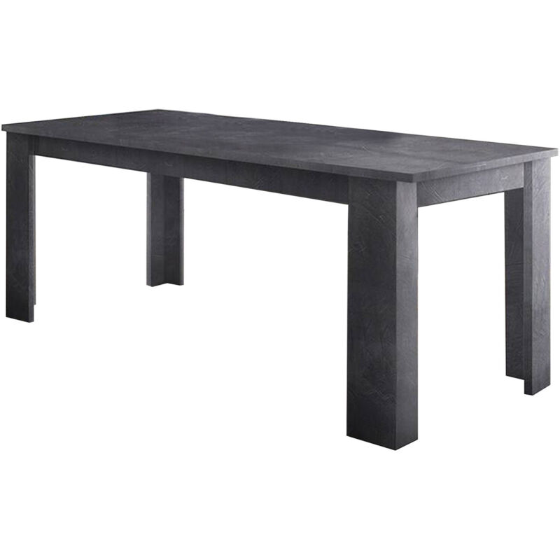 foto del prodotto tavolo allungabile agenore, consolle allungabile fino a 12 posti, consolle estensibile 100 made in italy, cm 160 210x90h75, ardesia dmora