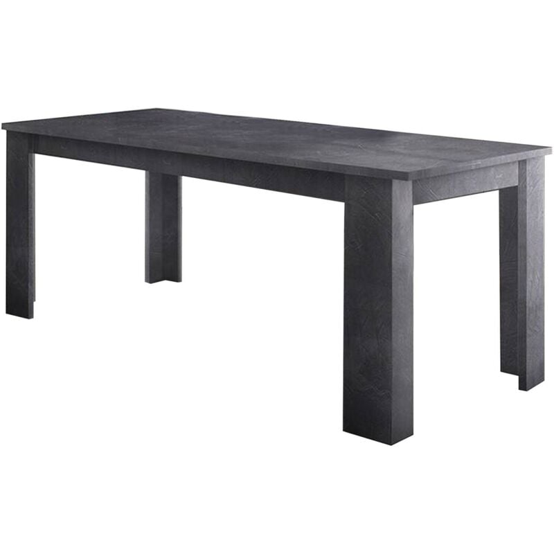 foto del prodotto tavolo allungabile agenore, consolle allungabile fino a 12 posti, consolle estensibile 100 made in italy, cm 160 210x90h75, ardesia dmora