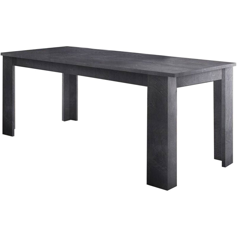 foto del prodotto tavolo allungabile arizon, consolle allungabile fino a 10 posti, consolle estensibile 100 made in italy, cm 140 190x90h75, ardesia dmora