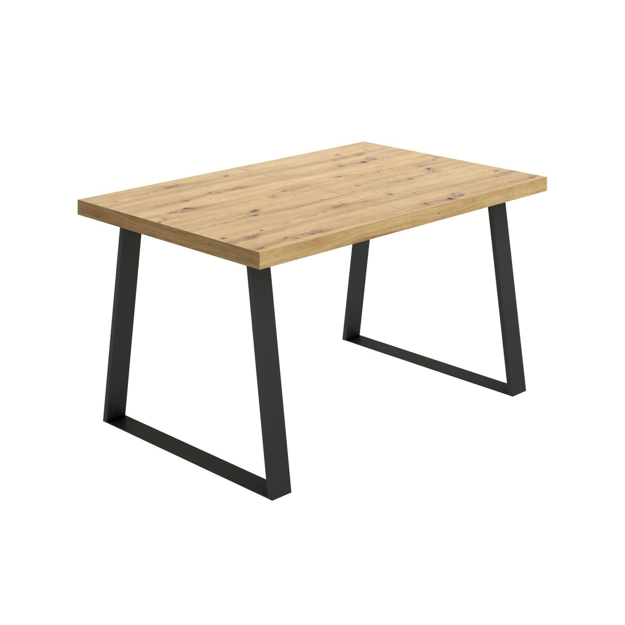 foto del prodotto tavolo allungabile aryal, consolle da pranzo multiuso, tavolo rettangolare da cucina o sala da pranzo, 160x90h75 cm, rovere nodi
