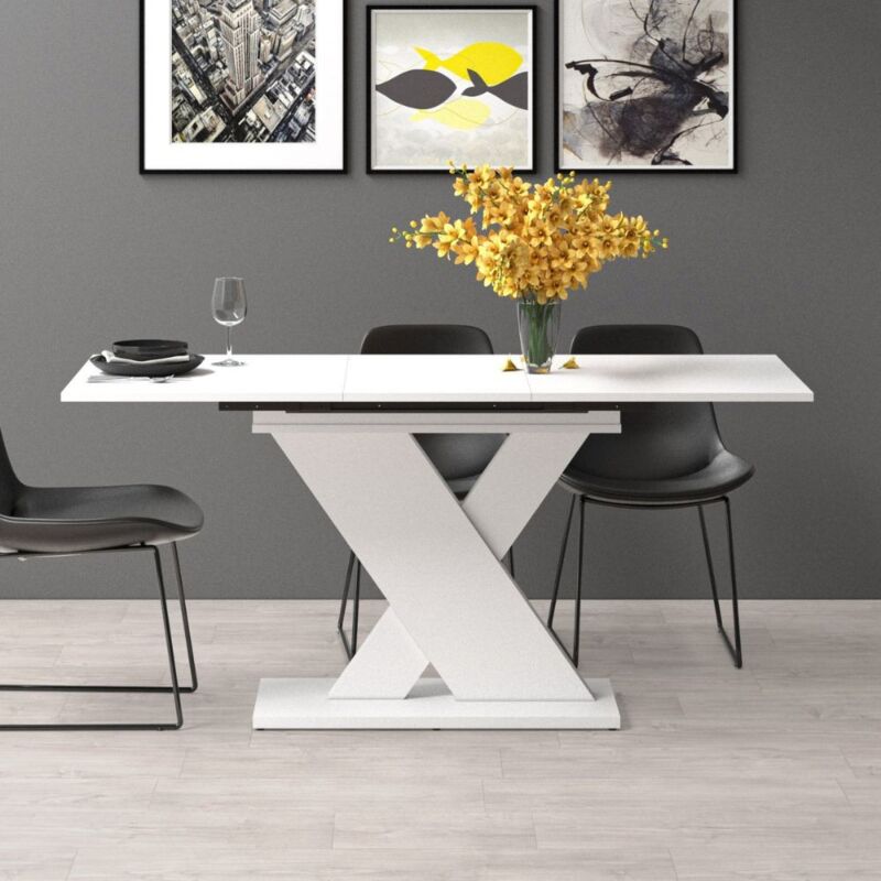 foto del prodotto tavolo allungabile axi 120x75x76h colore bianco