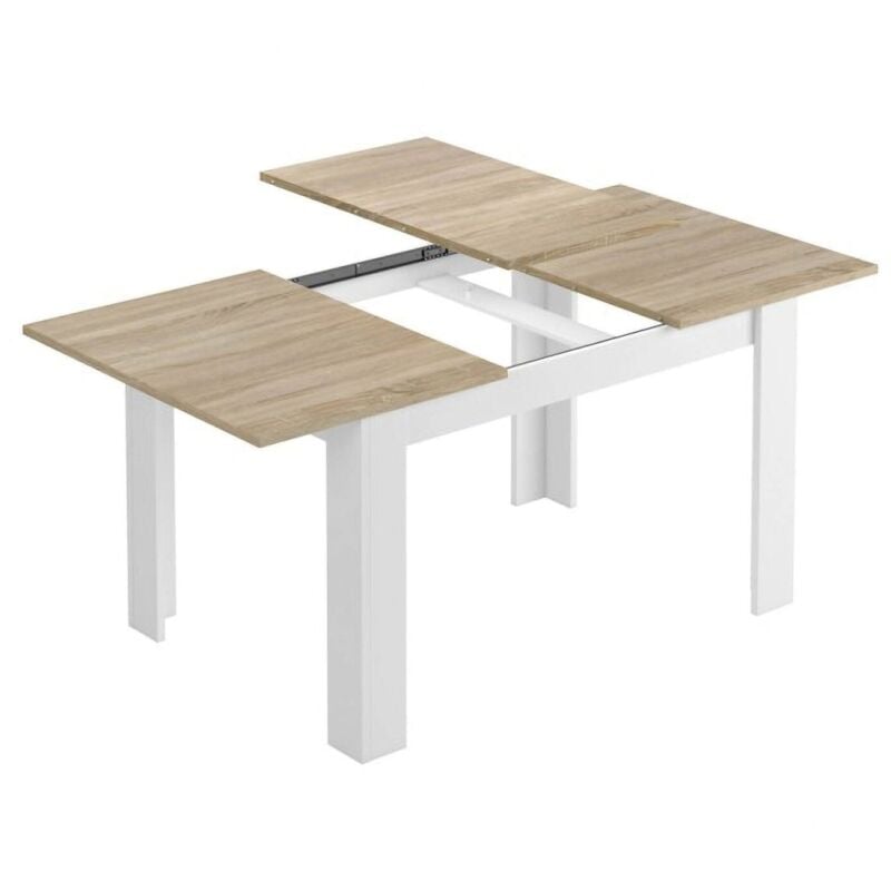 foto del prodotto tavolo allungabile - bianco 90x190x78h cm