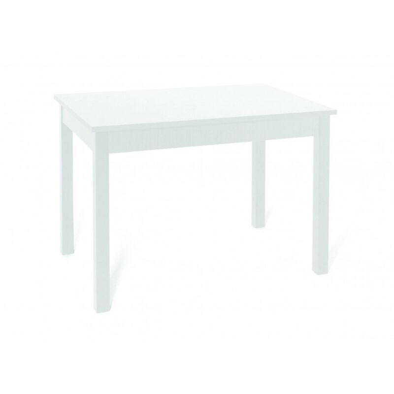 foto del prodotto tavolo allungabile bianco frassinato 110 x 70 cm cuneo
