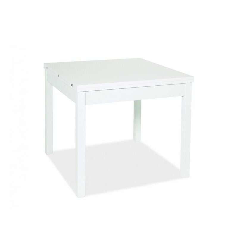 foto del prodotto tavolo allungabile bianco frassinato 90 x 90 cm cuneo