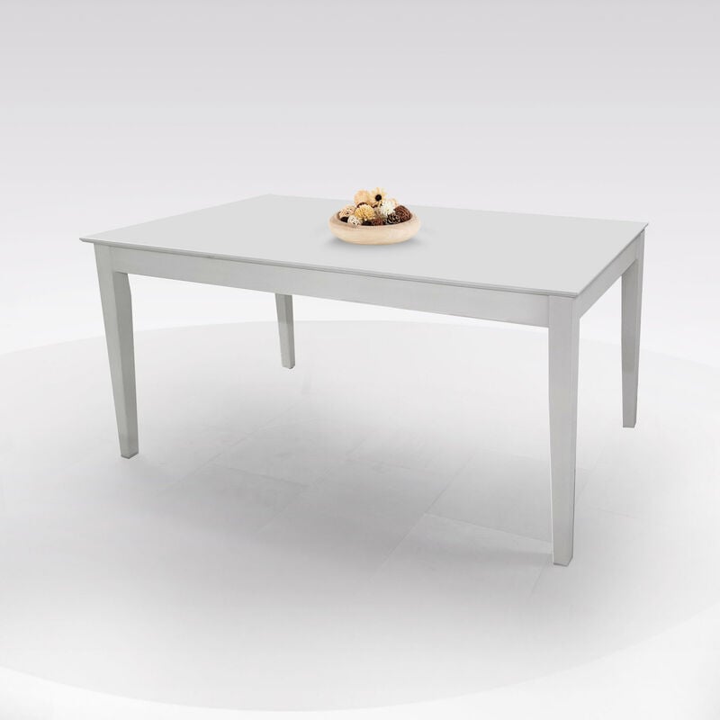 foto del prodotto tavolo allungabile cm 160x90 laccato bianco