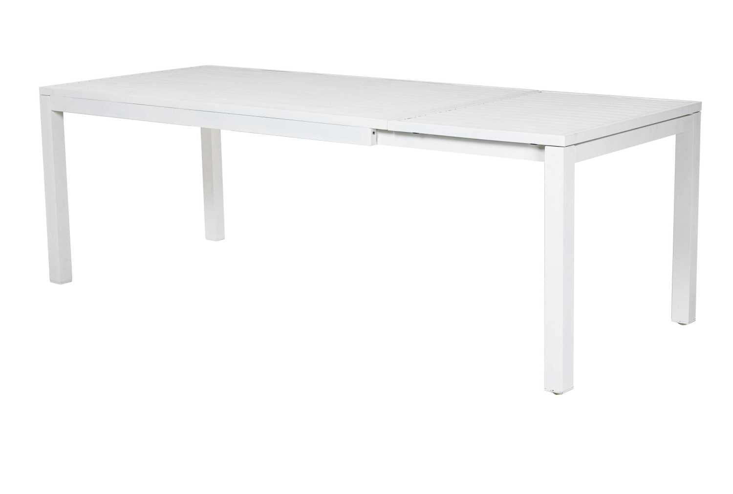 foto del prodotto tavolo allungabile da giardino 160 220x90xh76 cm in alluminio new boston bianco