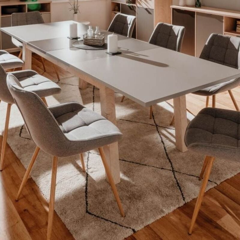 foto del prodotto tavolo allungabile epik50a 160x90x75 h colore rovere grigio