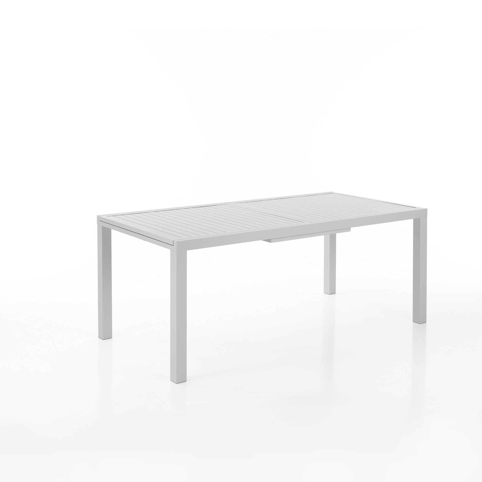 foto del prodotto tavolo allungabile in alluminio bianco cm. h.75 x l.180 238 x p.90