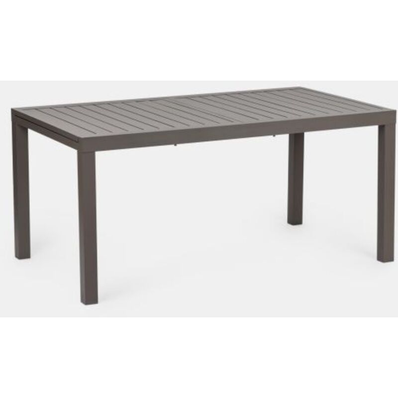 foto del prodotto tavolo allungabile in alluminio da esterno giardino tortora cm 160-240x90 (38604