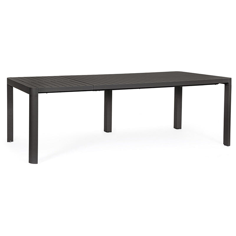 foto del prodotto tavolo allungabile kiplin struttura in alluminio 200 260 320 cm da esterno bianco