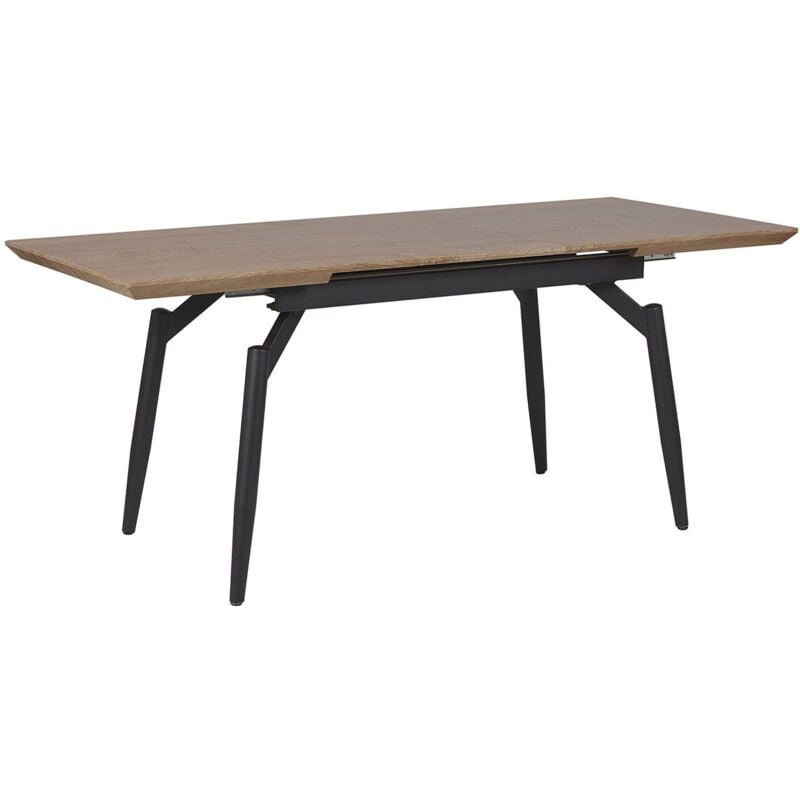 foto del prodotto tavolo allungabile marrone piano in mdf per 8 persone 140 180 x 80 cm barbosa