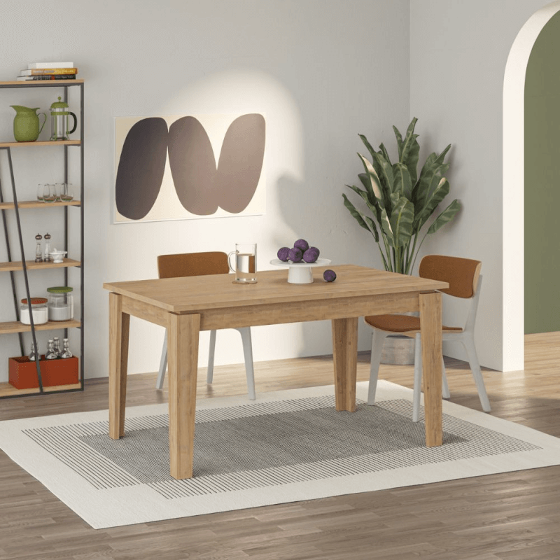 foto del prodotto tavolo allungabile tolmen rovere oak 140x80 cm effez