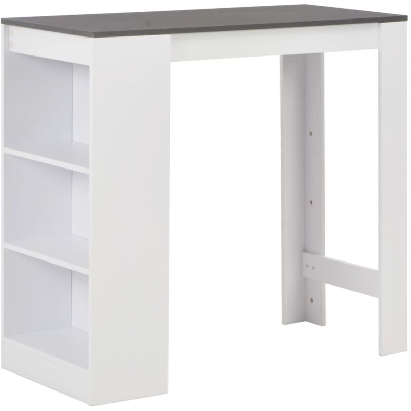 foto del prodotto tavolo alto da bistrot con ripiano bianco 110 cm 0902053 2