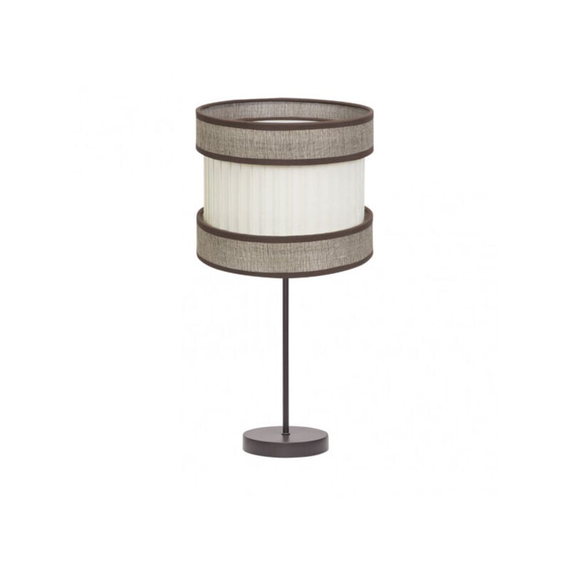 foto del prodotto tavolo alto home 1xe27 marrone/marrone-beige 61x30x30x30 cm