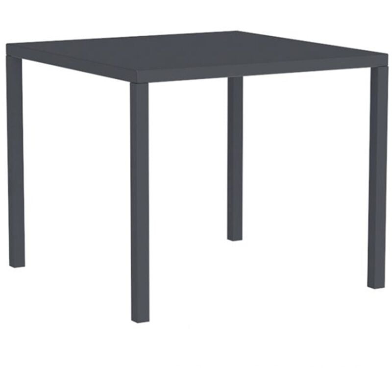foto del prodotto tavolo autolivellante ed impilabile quatris in acciaio per bar e ristoranti made in italy fango 70 x 70 cm