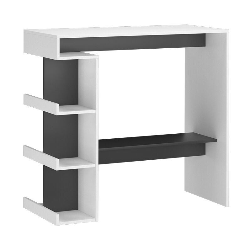 foto del prodotto tavolo bar alto dana, bianco, 108 x 50 cm vicco
