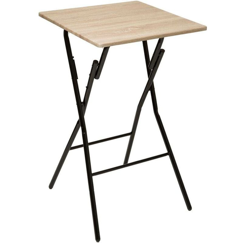 foto del prodotto tavolo bar pieghevole effetto legno 2 posti 5five