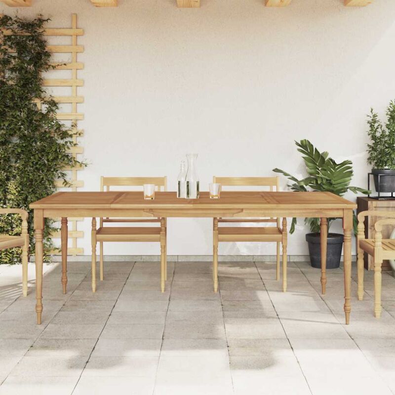 foto del prodotto tavolo batavia 200x100x75 cm in legno massello di teak vidaxl
