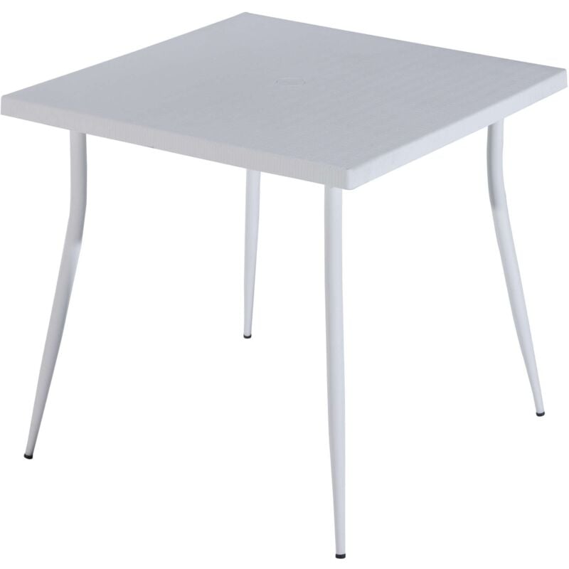 foto del prodotto tavolo carmen cm 80x80x75h bianco