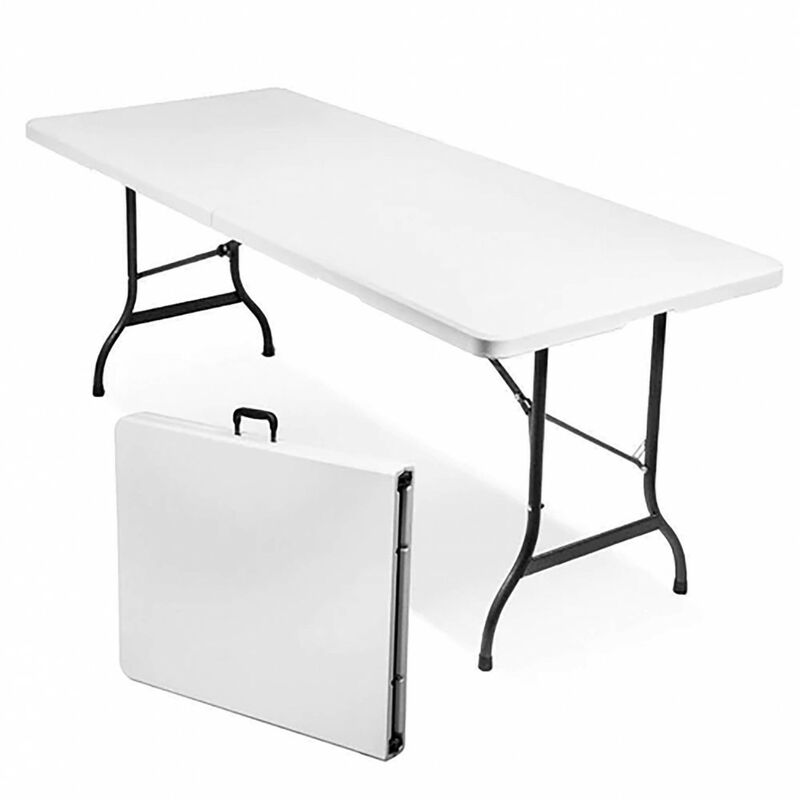 foto del prodotto tavolo catering pieghevole salvaspazio e abs cm 180x74 duncan