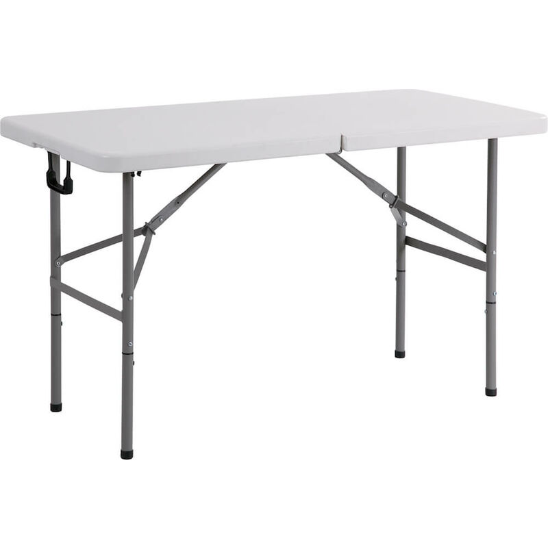 foto del prodotto tavolo catering rettangolare pieghevole bianco tosini cz122f