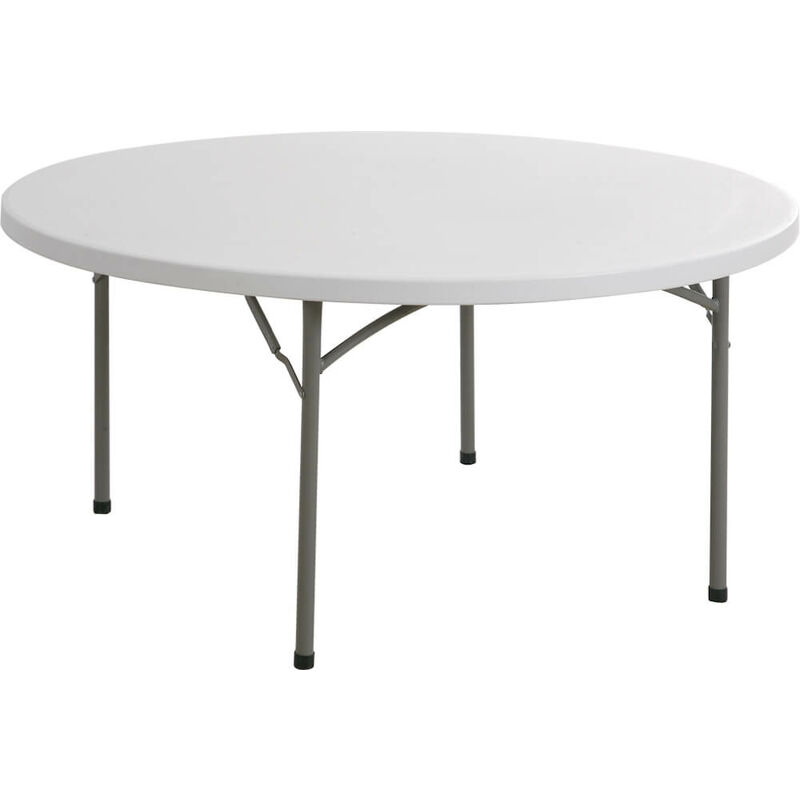 foto del prodotto tavolo catering rotondo pieghevole 115 cm tosini bianco cz115