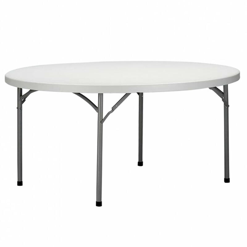 foto del prodotto tavolo catering rotondo pieghevole e abs cm 150 cate