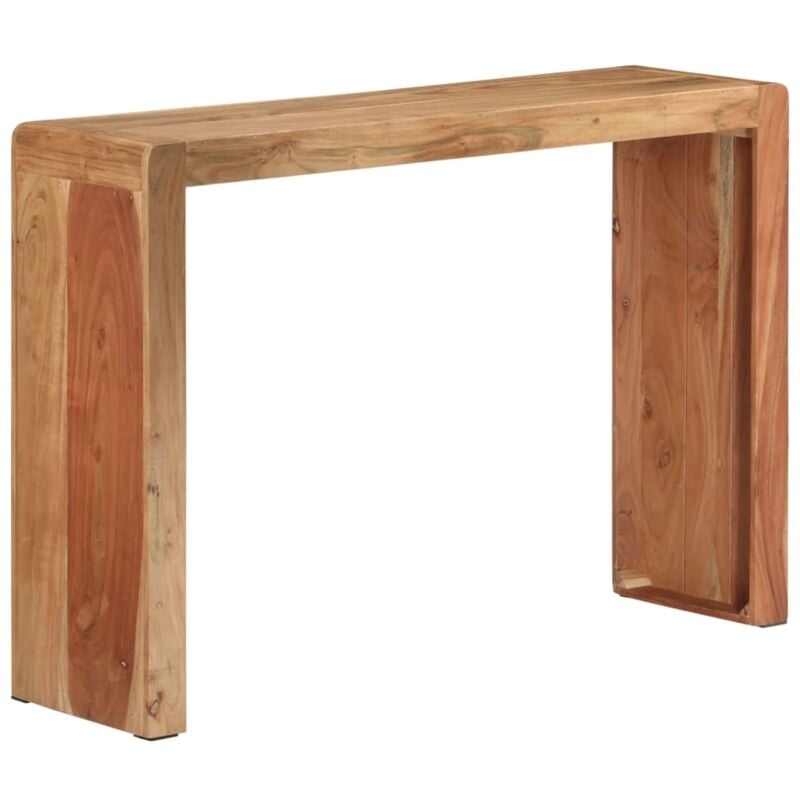 foto del prodotto tavolo consolle 110x30x76 cm in legno massello di acacia vidaxl