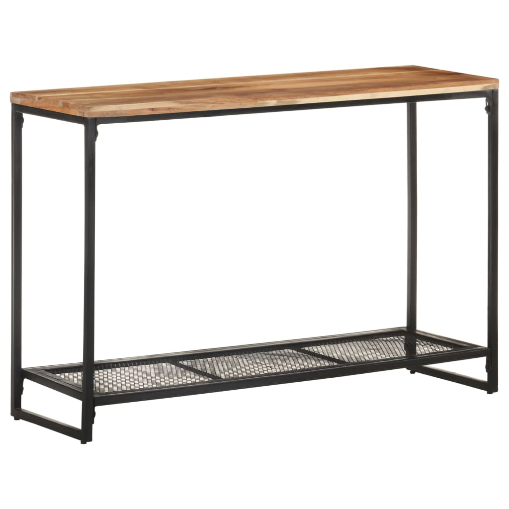 foto del prodotto tavolo consolle 110x35x75 cm in legno massello di acacia cod mxl 57823