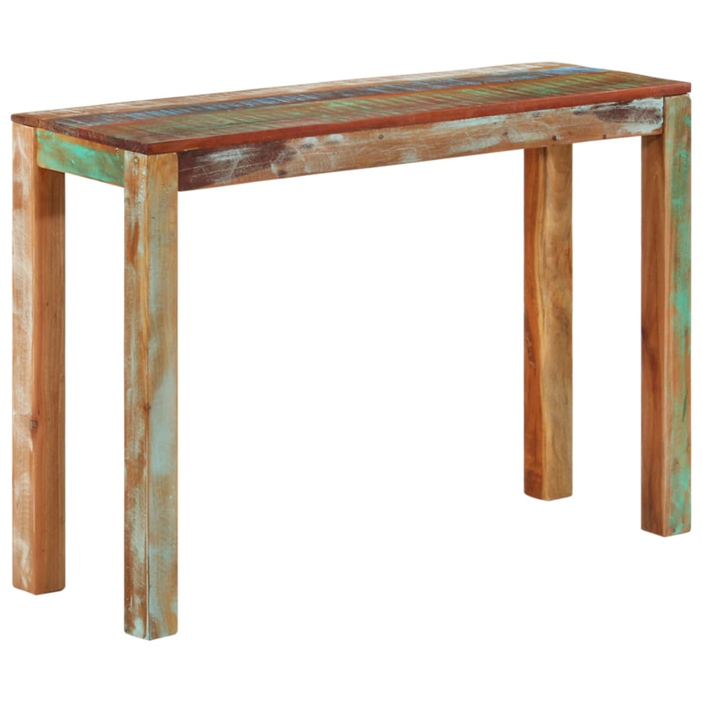 foto del prodotto tavolo consolle 110x35x76 cm in legno massello di recupero vidaxl 679098