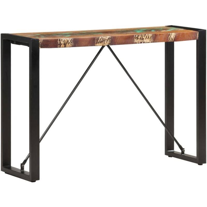 foto del prodotto tavolo consolle 110x35x76 cm in legno massello di recupero - vidaxl