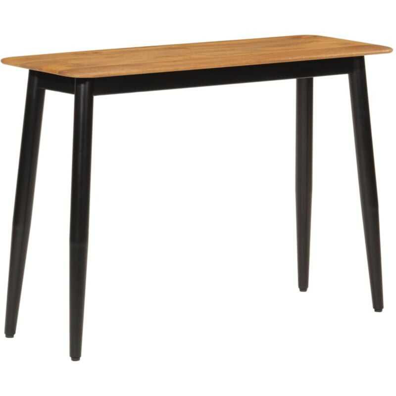 foto del prodotto tavolo consolle 110x40x76 cm in legno massello di mango e ferro vidaxl