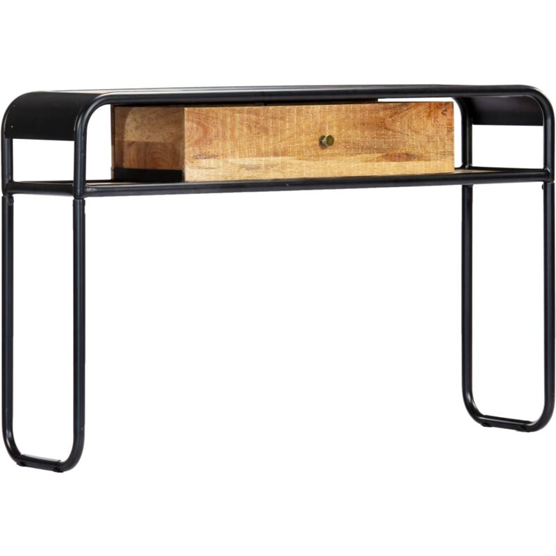 foto del prodotto tavolo consolle 118x30x75 cm in legno massello di mango vidaxl